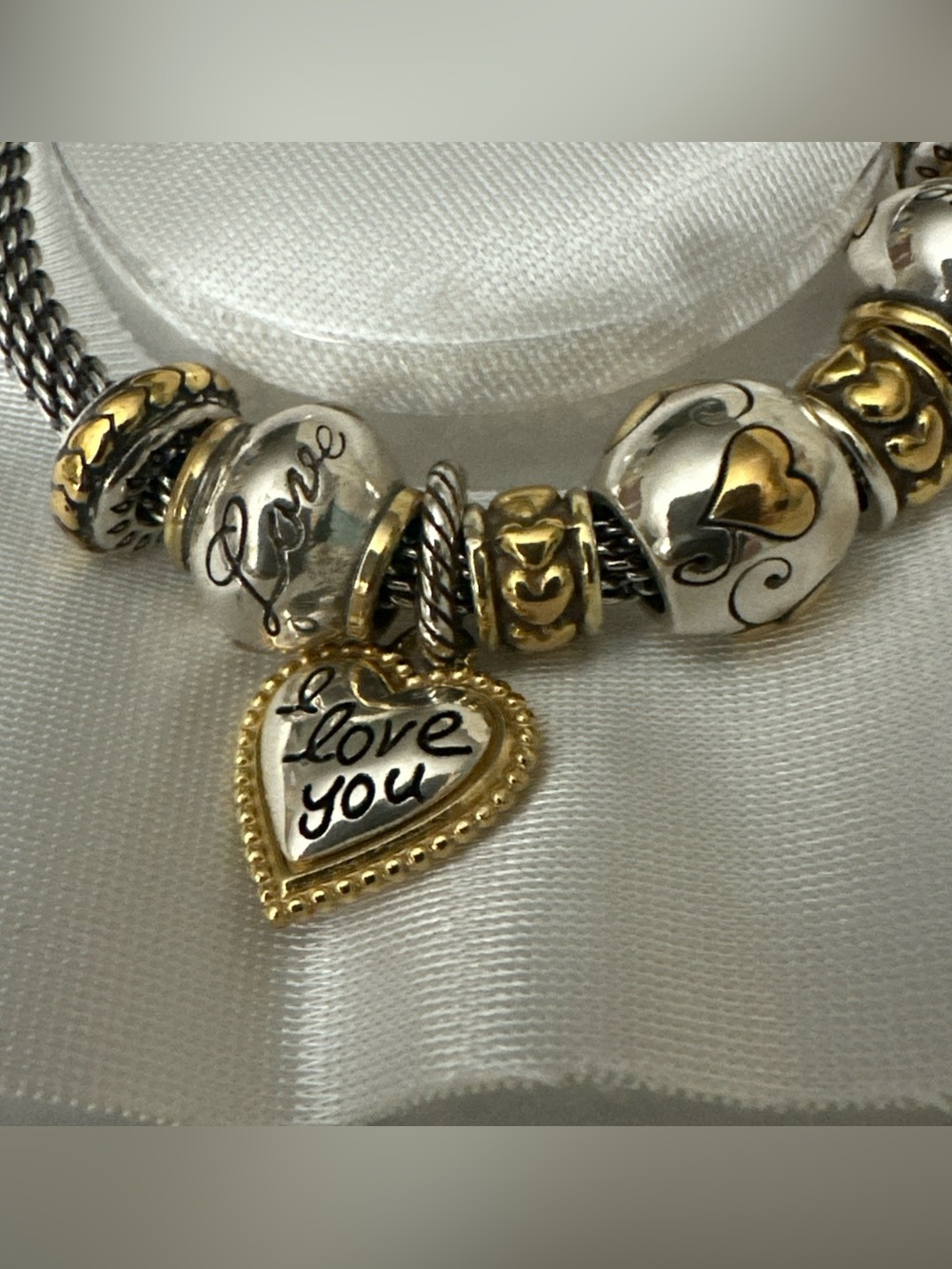 Gorgeous Brighton Love Beaded Charm Bracelet,New